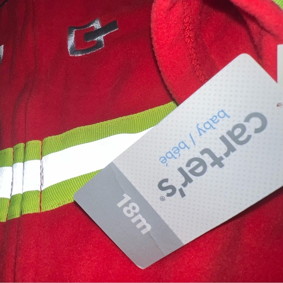 NEW Carter’s Baby Firefighter Halloween Dress Up Costume Baby Size 6-9M OR 18M - Picture 8 of 10